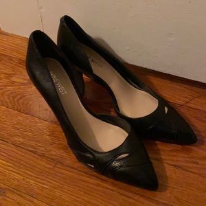 Nine West black heels